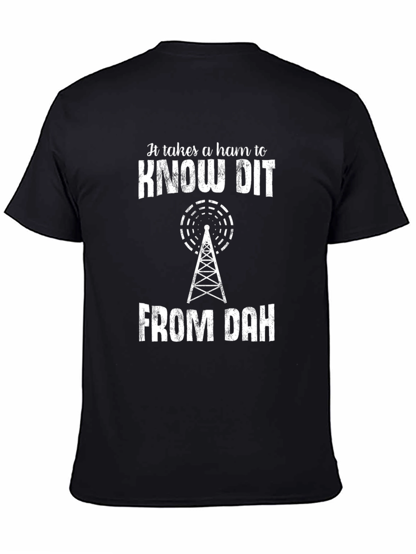 Ham Radio Operator T-Shirt - Know Dit From Dah