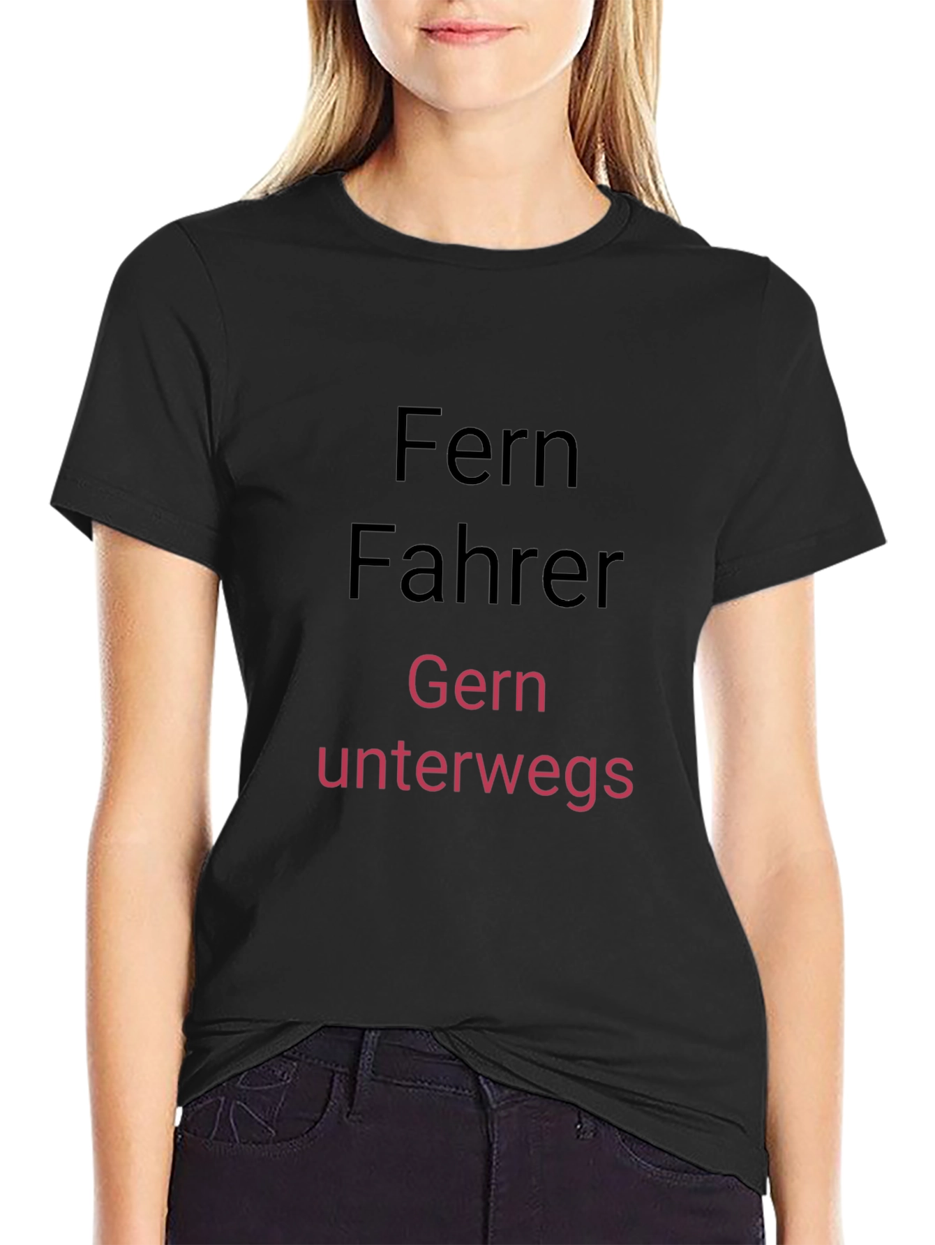 Fernfahrer Gern Unterwegs T-Shirt