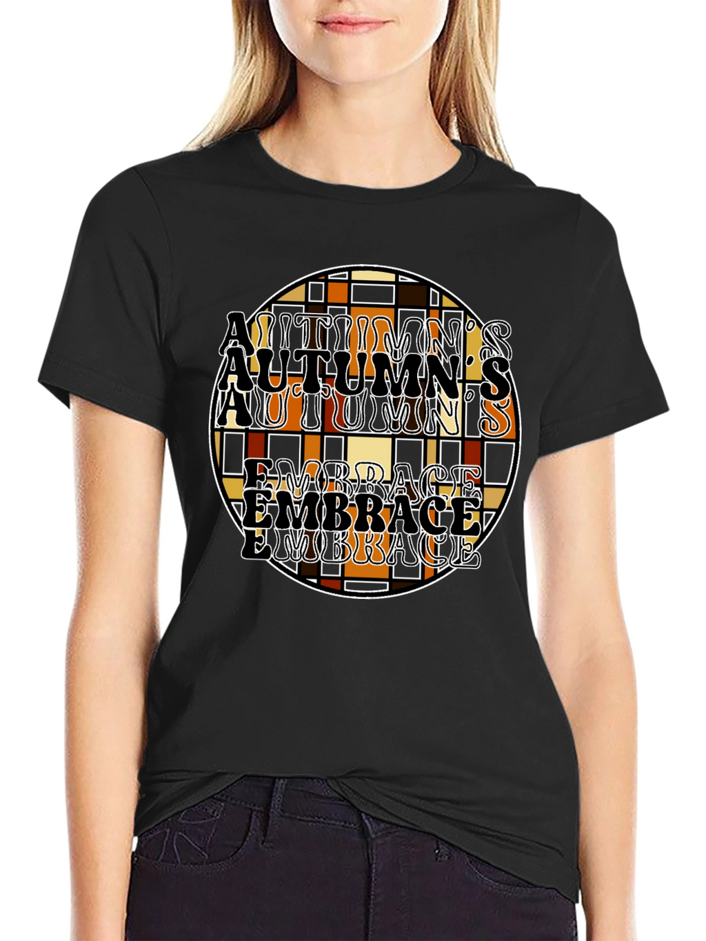 Autumns Embrace T-Shirt - Fall Season Apparel
