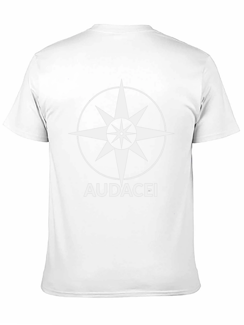 Audacei Compass Graphic T-Shirt - Stylish Black Tee