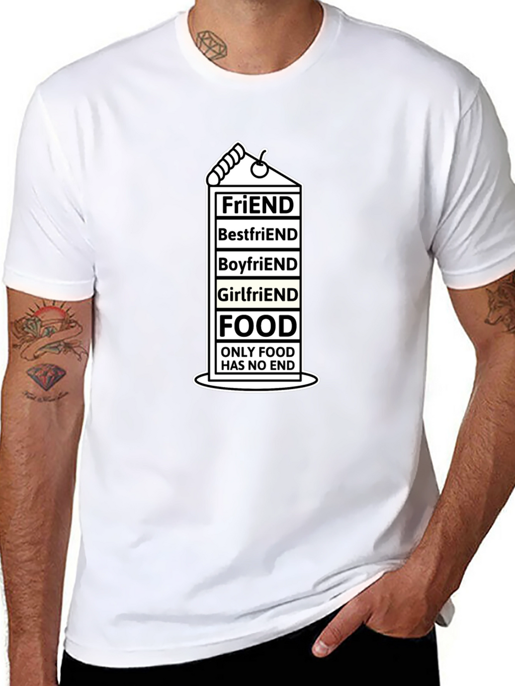 Food is Forever T-Shirt - Humor Tee