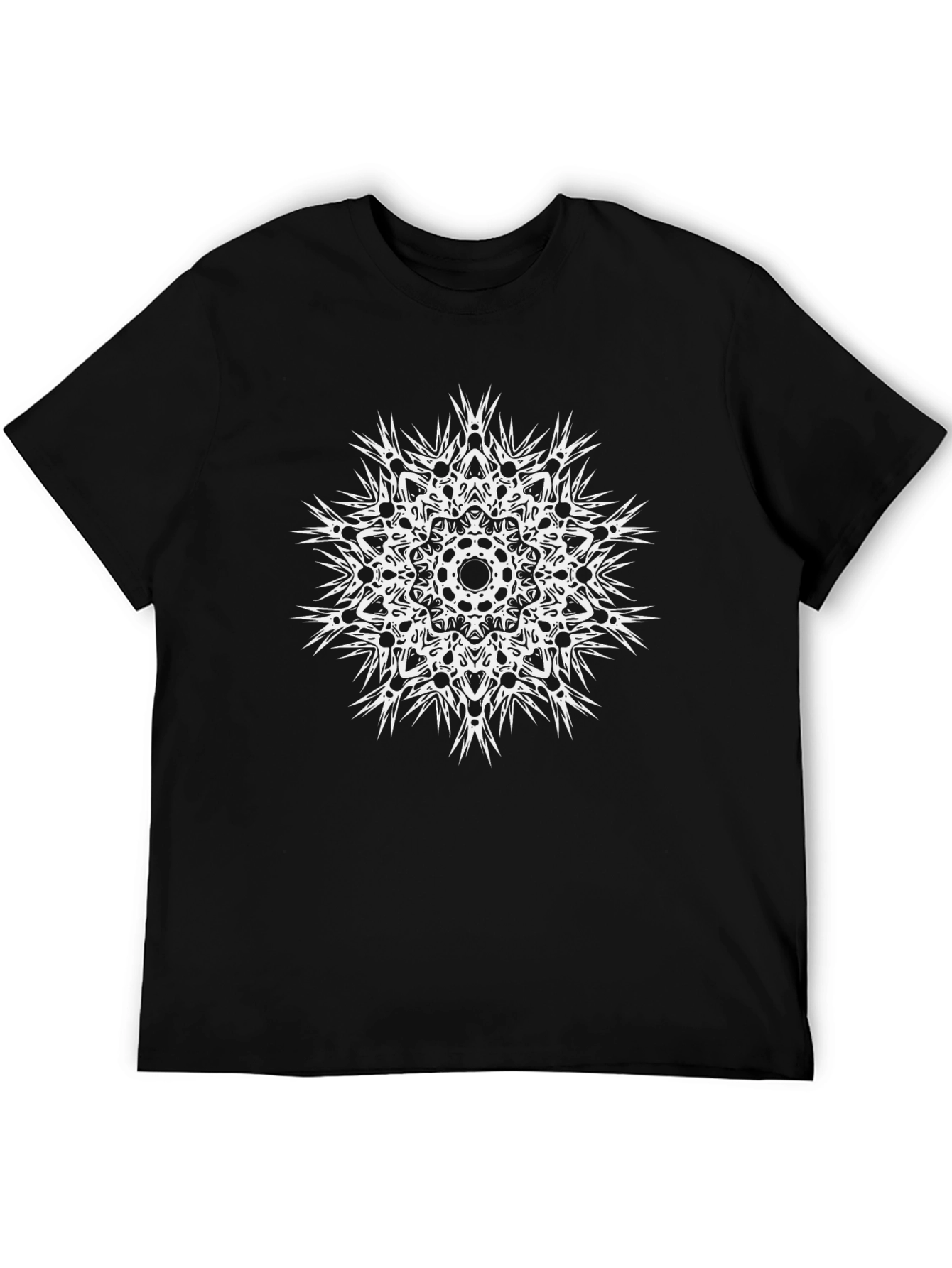 Abstract Mandala Black T-Shirt
