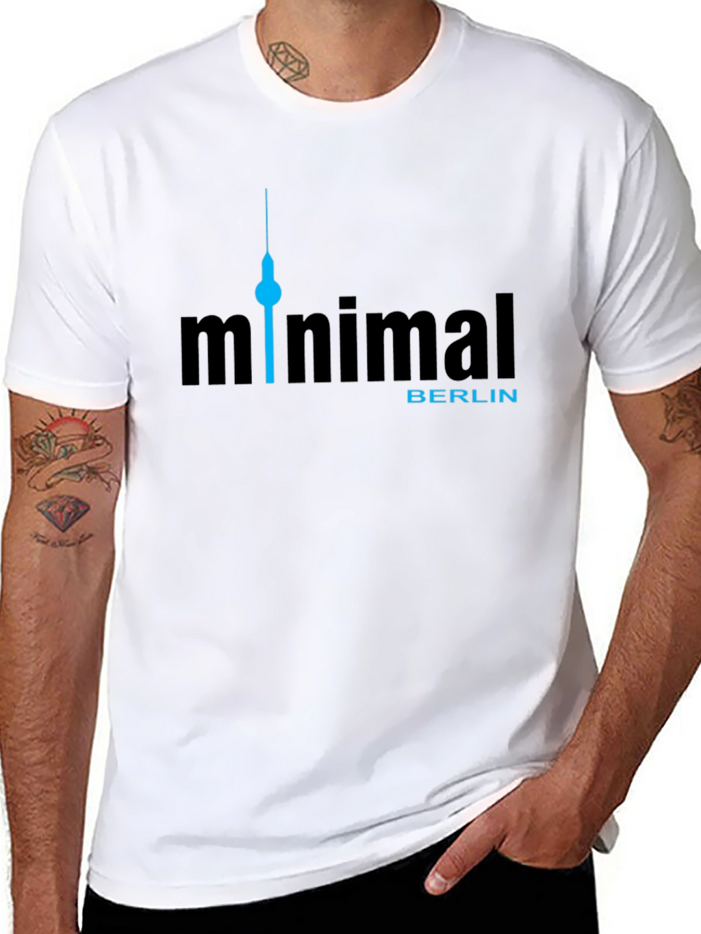 Minimal Berlin Graphic Tee - Modern Urban Style
