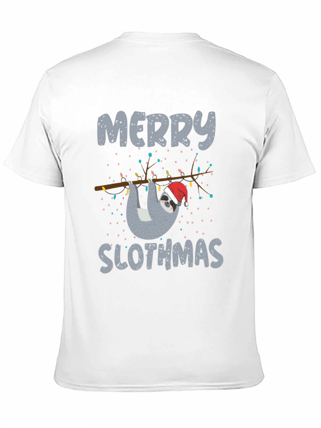Merry Slothmas T-Shirt - Christmas Sloth Tee