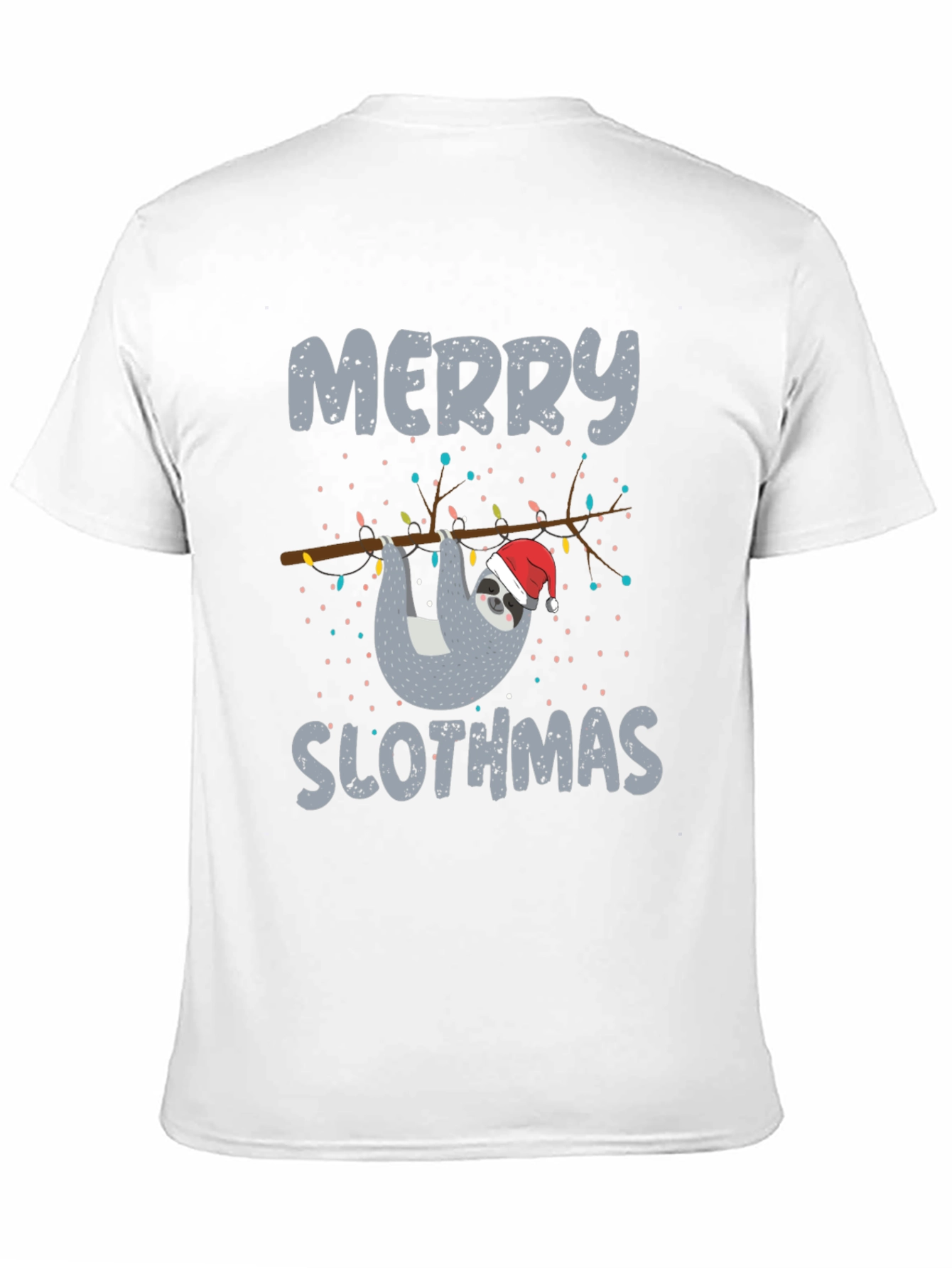 Merry Slothmas T-Shirt - Christmas Sloth Tee