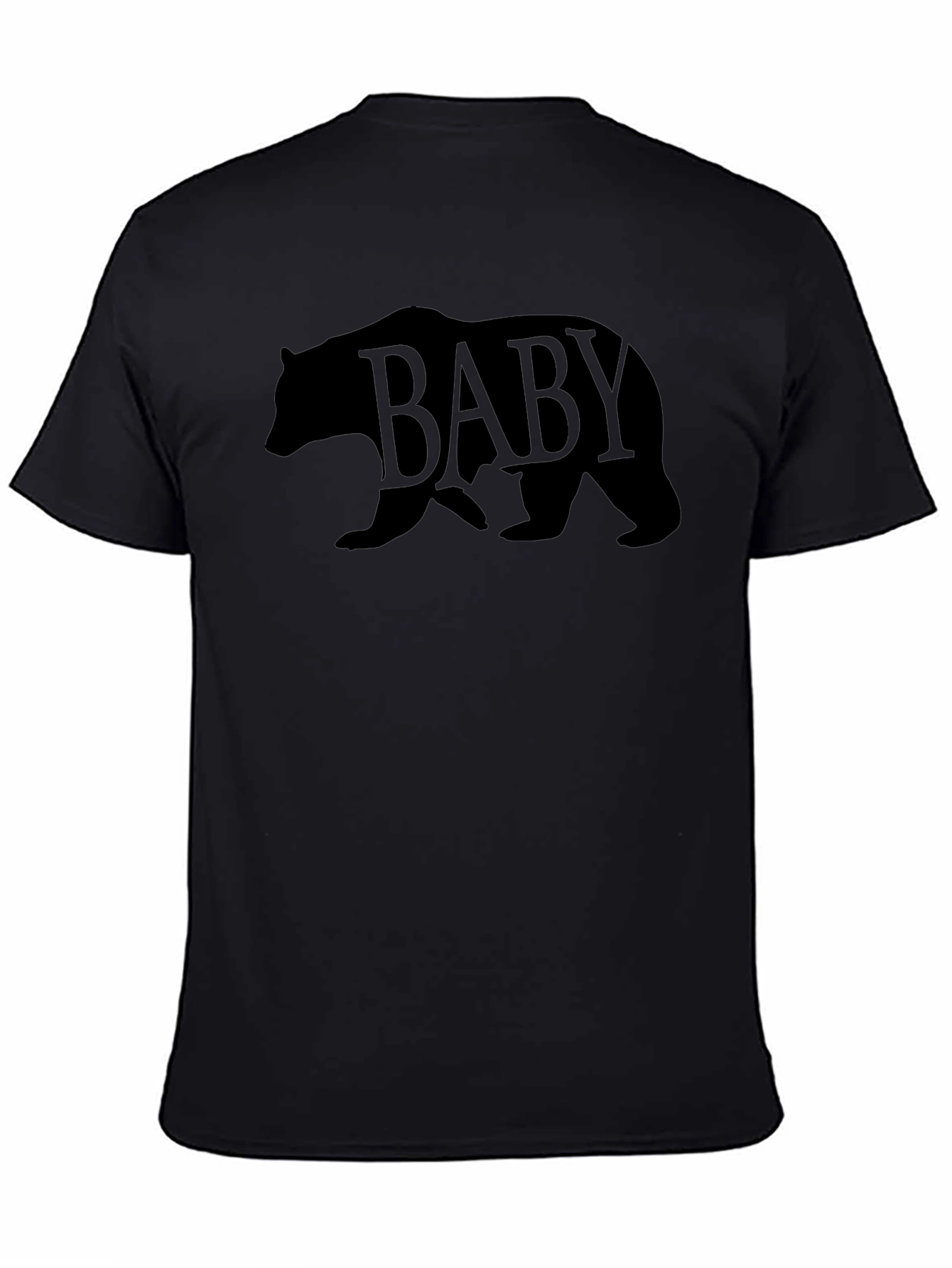 Baby Bear Graphic Print Mens T-Shirt
