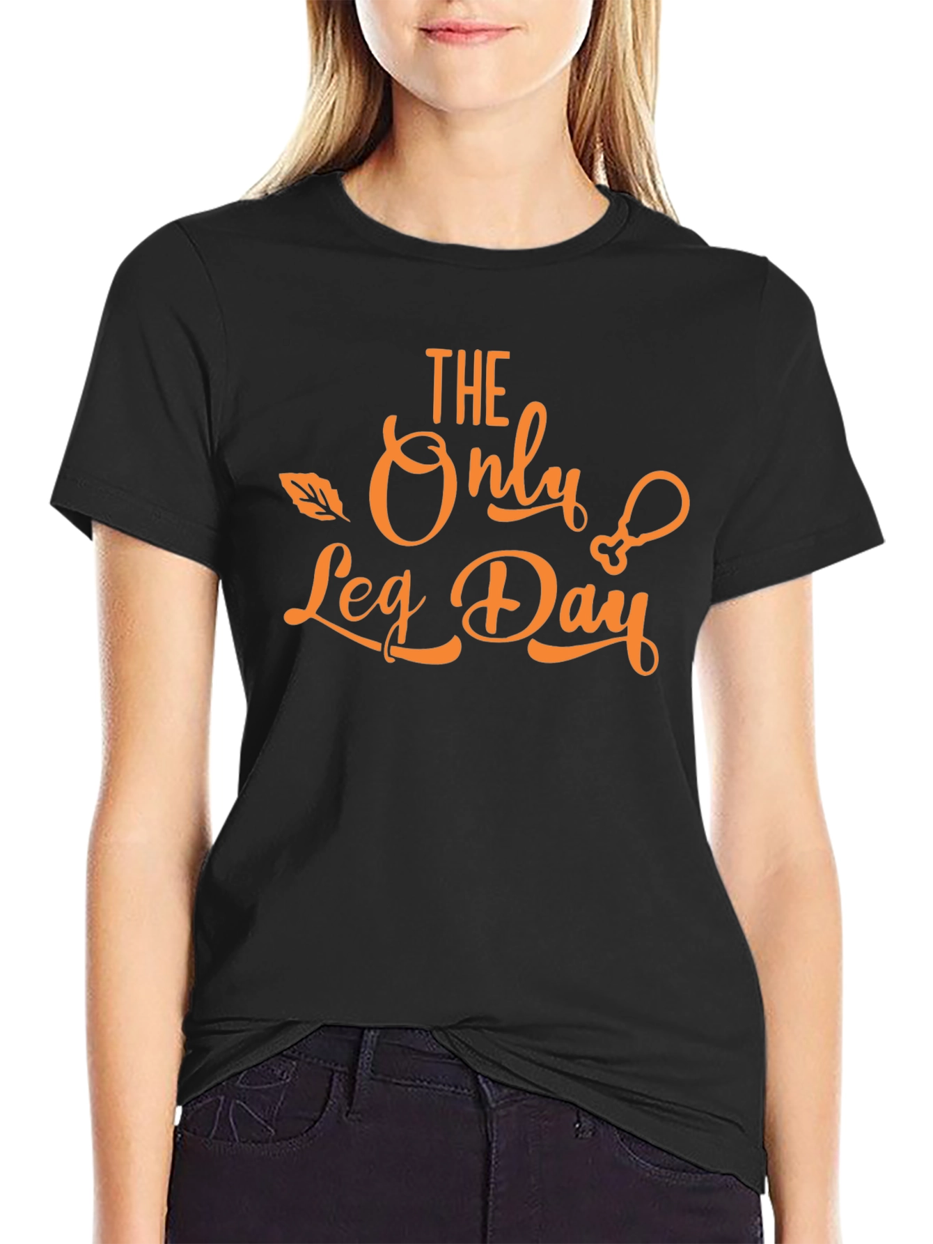 Funny Thanksgiving Leg Day T-Shirt