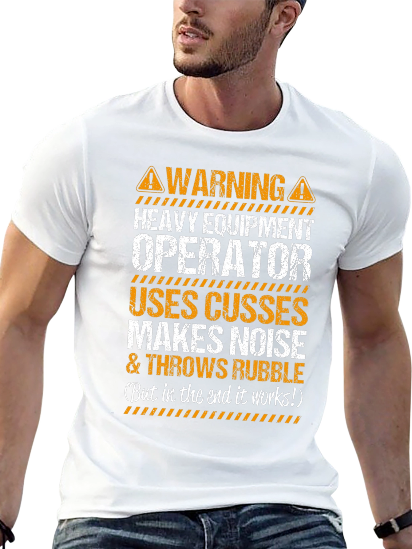 Warning Heavy Equipment Operator T-Shirt