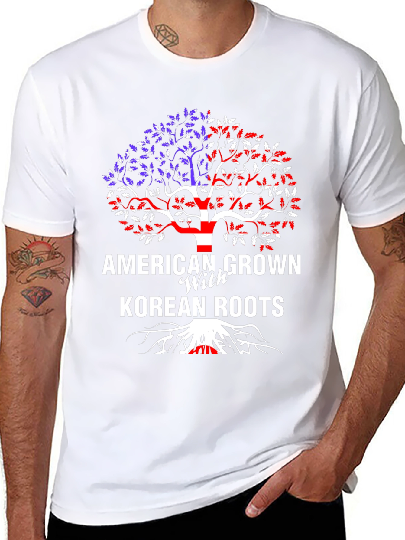American Grown with Korean Roots T-Shirt