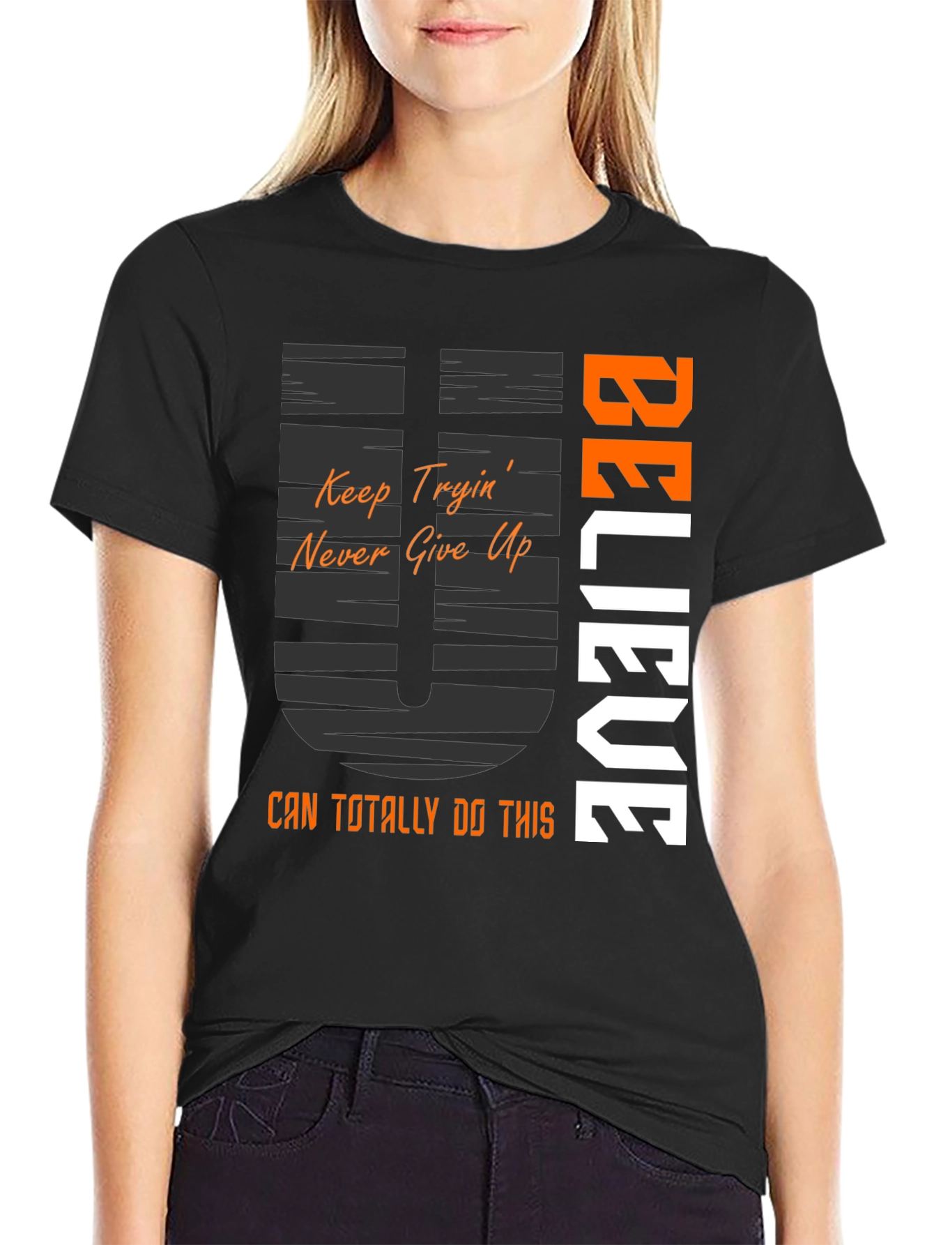 Believe Graphic Tee - Motivational T-Shirt