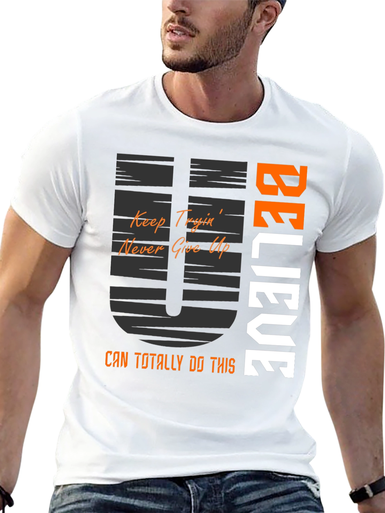 Believe Graphic Tee - Motivational T-Shirt