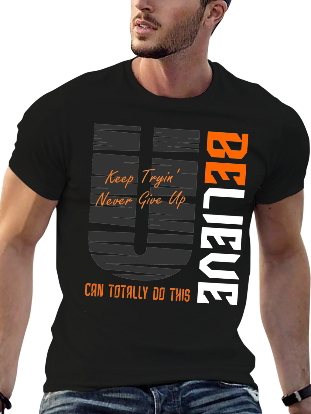 Believe Graphic Tee - Motivational T-Shirt