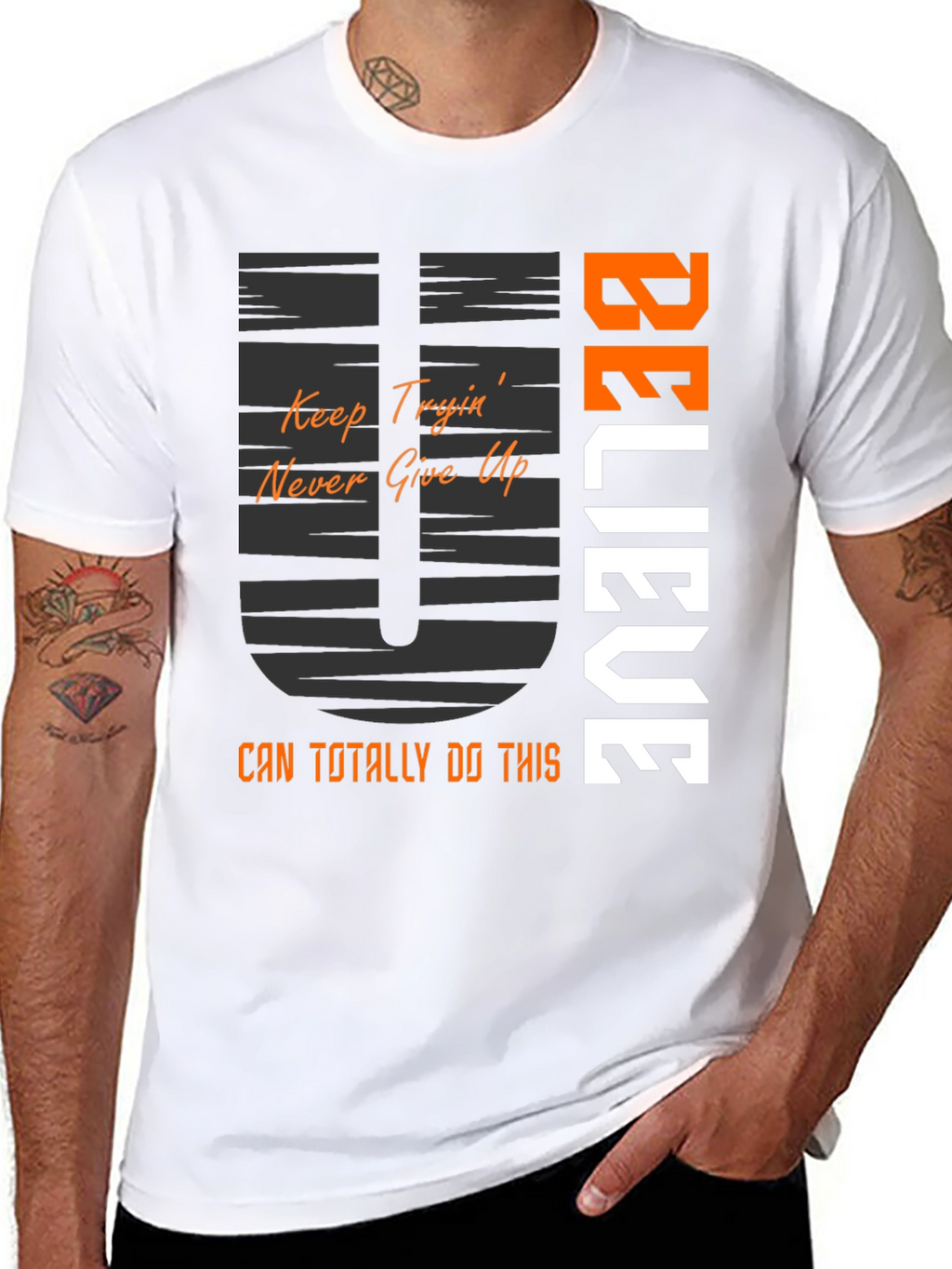 Believe Graphic Tee - Motivational T-Shirt