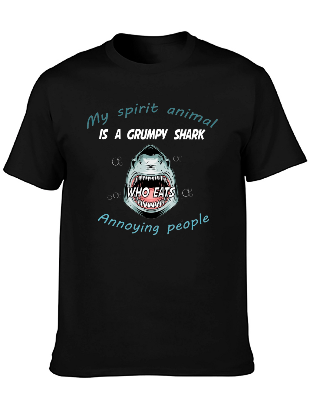 Grumpy Shark Graphic T-Shirt