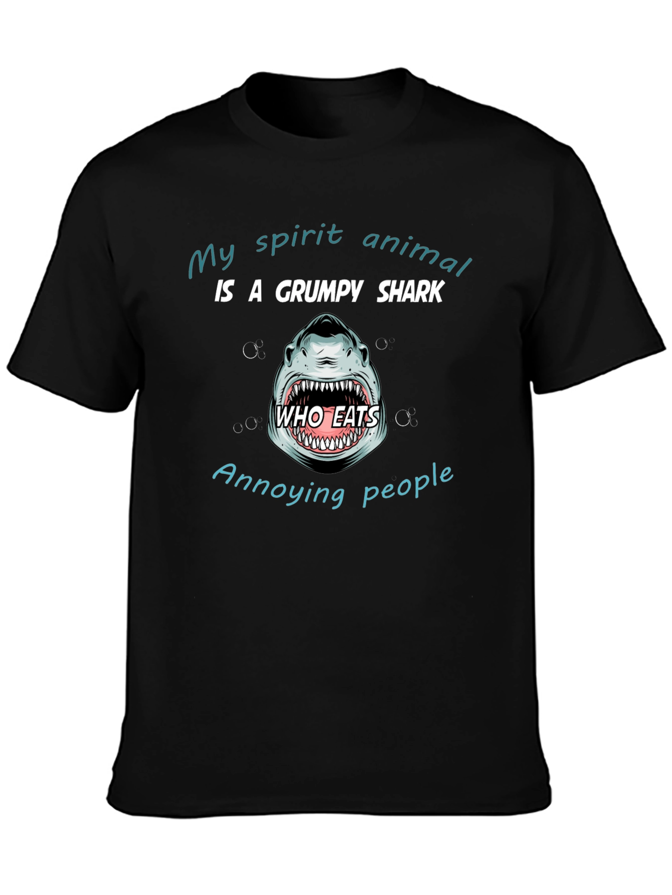 Grumpy Shark Graphic T-Shirt