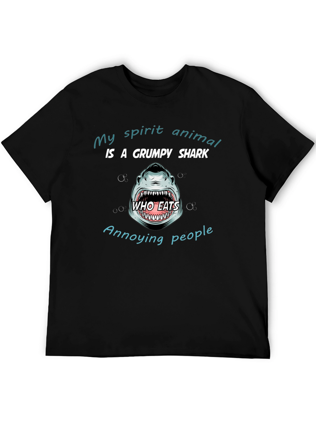 Grumpy Shark Graphic T-Shirt