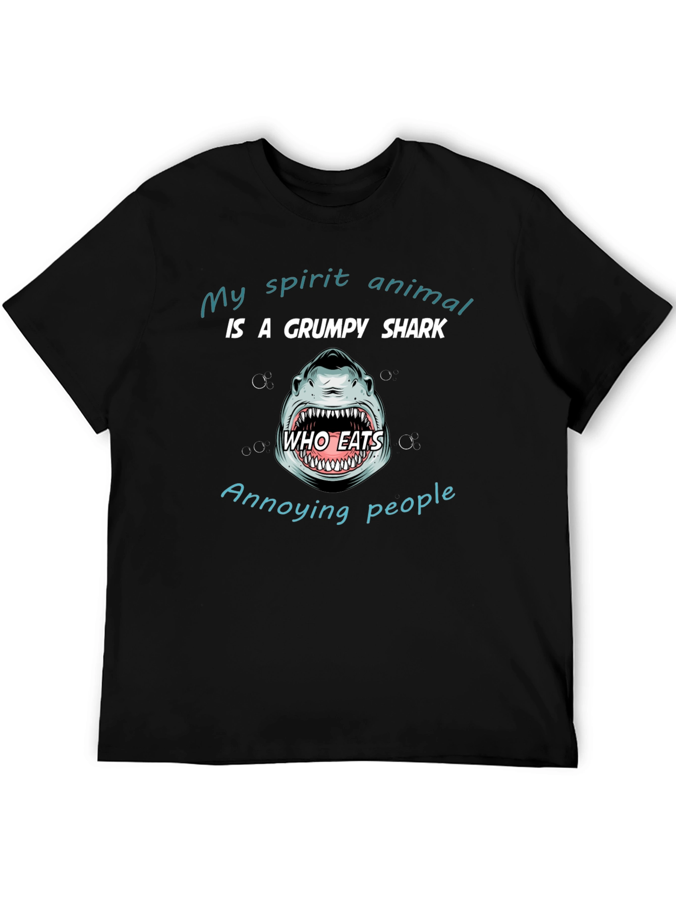 Grumpy Shark Graphic T-Shirt