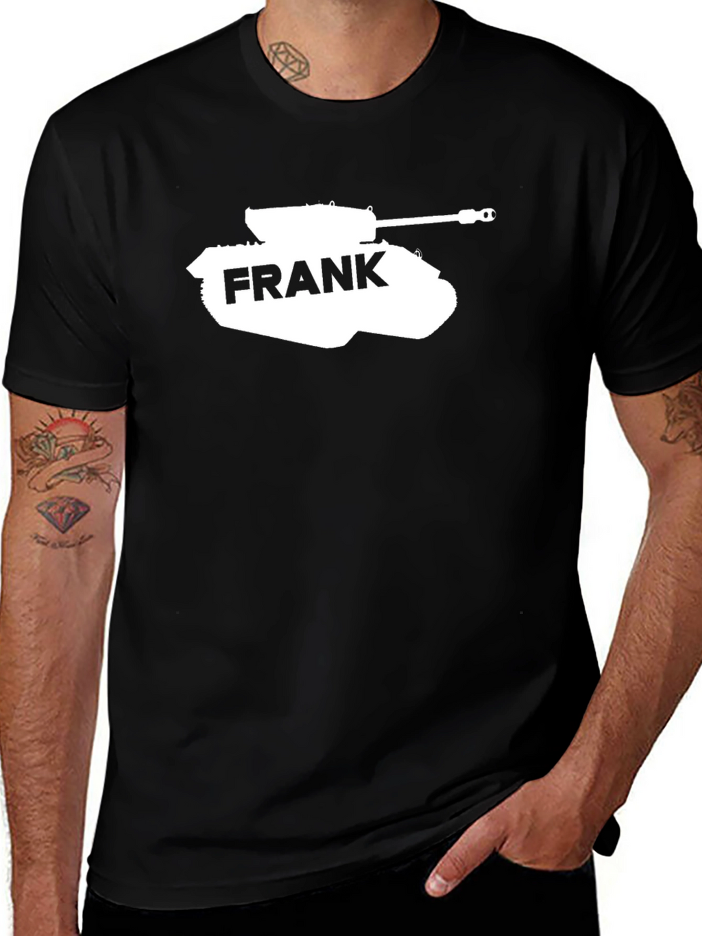 Frank Tank T-Shirt - Cool Military Design