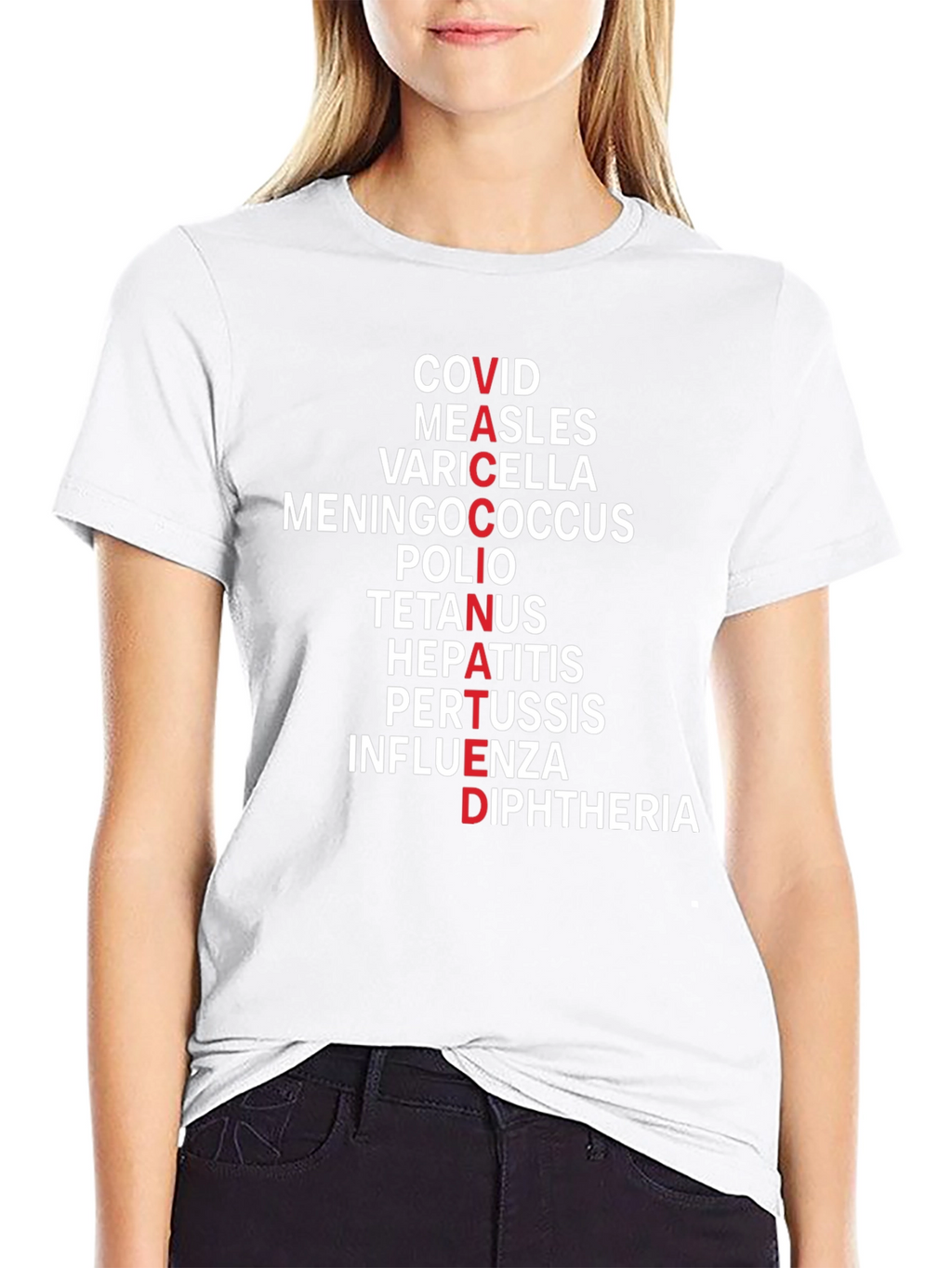 Vaccinated T-Shirt - Disease Awareness Tee