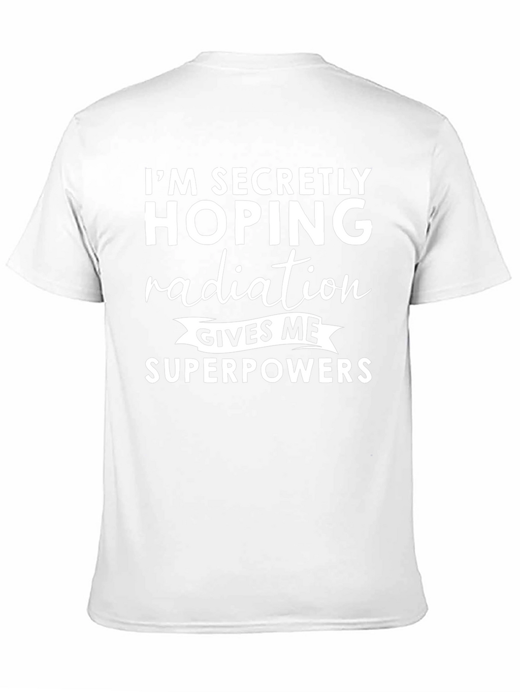 Radiation Superpowers Graphic Tee - Novelty T-Shirt