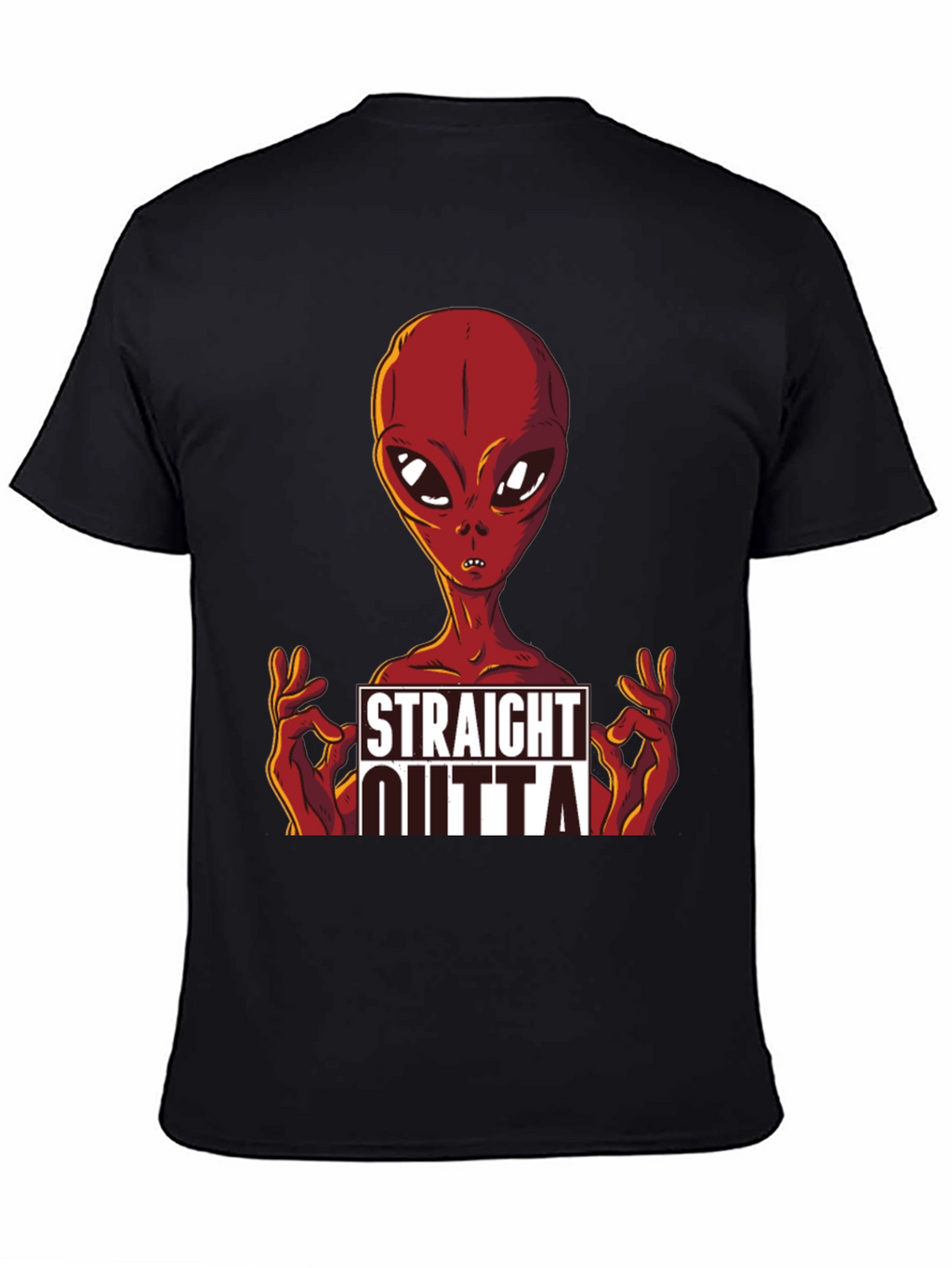 Straight Outta Space Alien Graphic Tee