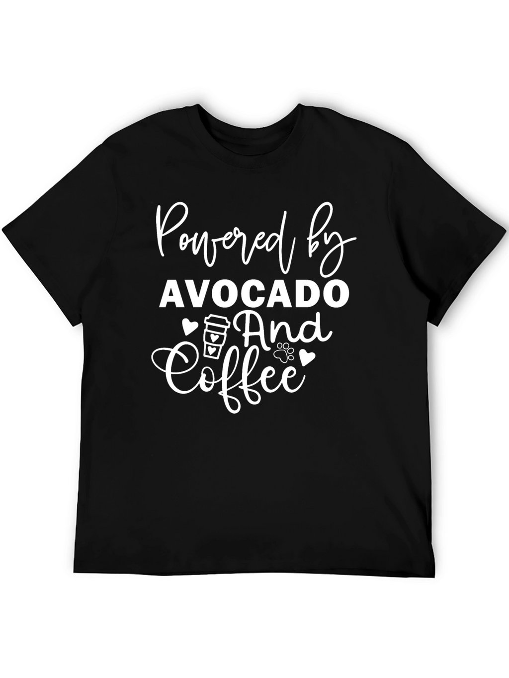 Avocado and Coffee Powered T-Shirt