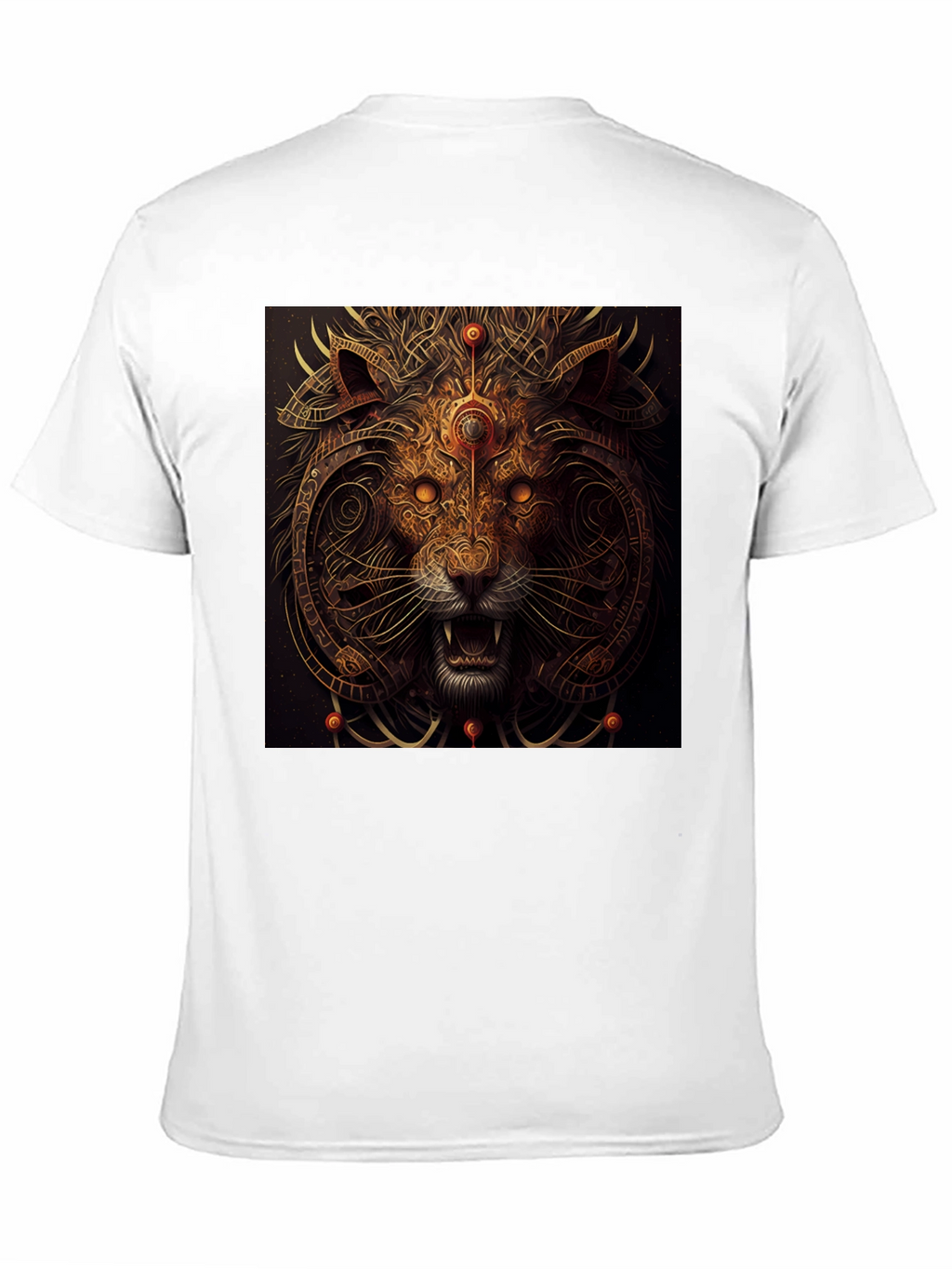 Mystic Lion Graphic Black T-Shirt
