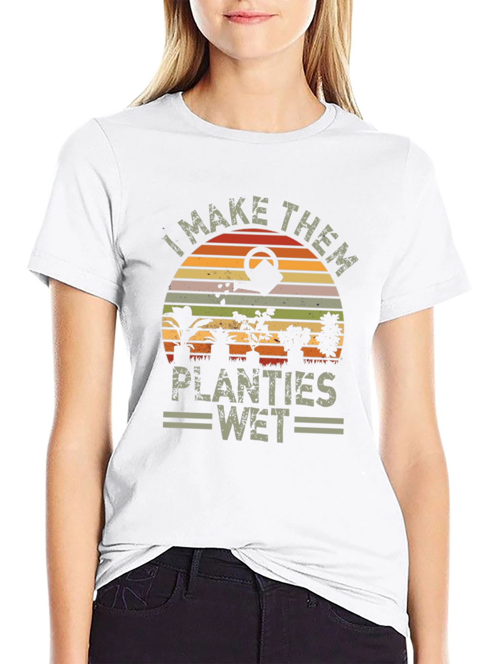 I Make Them Planties Wet T-Shirt - Gardening Tee