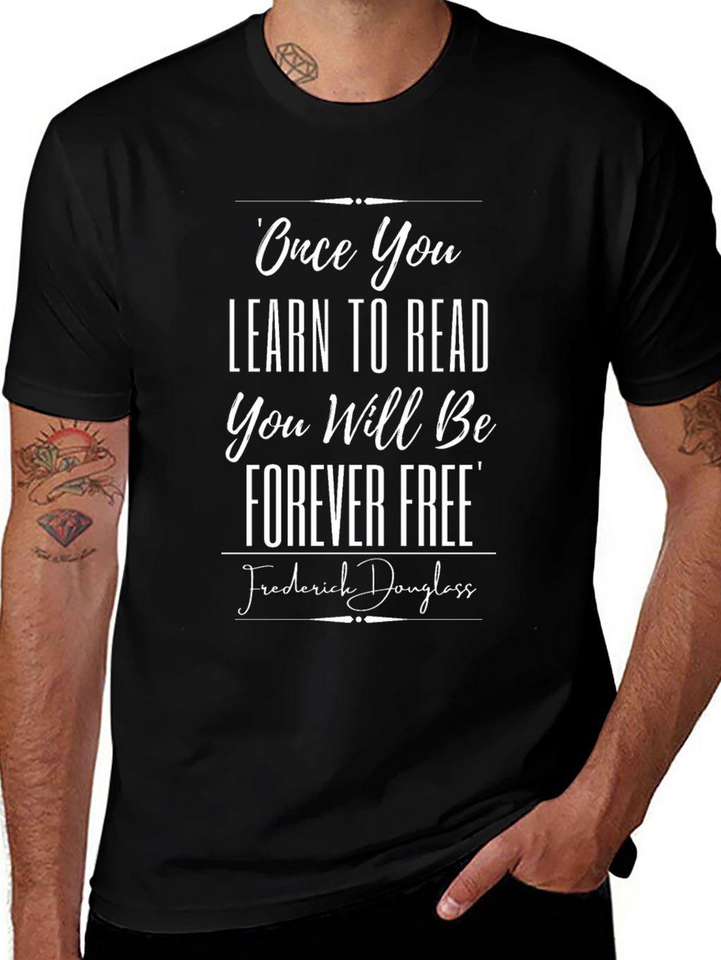 Learn To Read T-Shirt - Forever Free