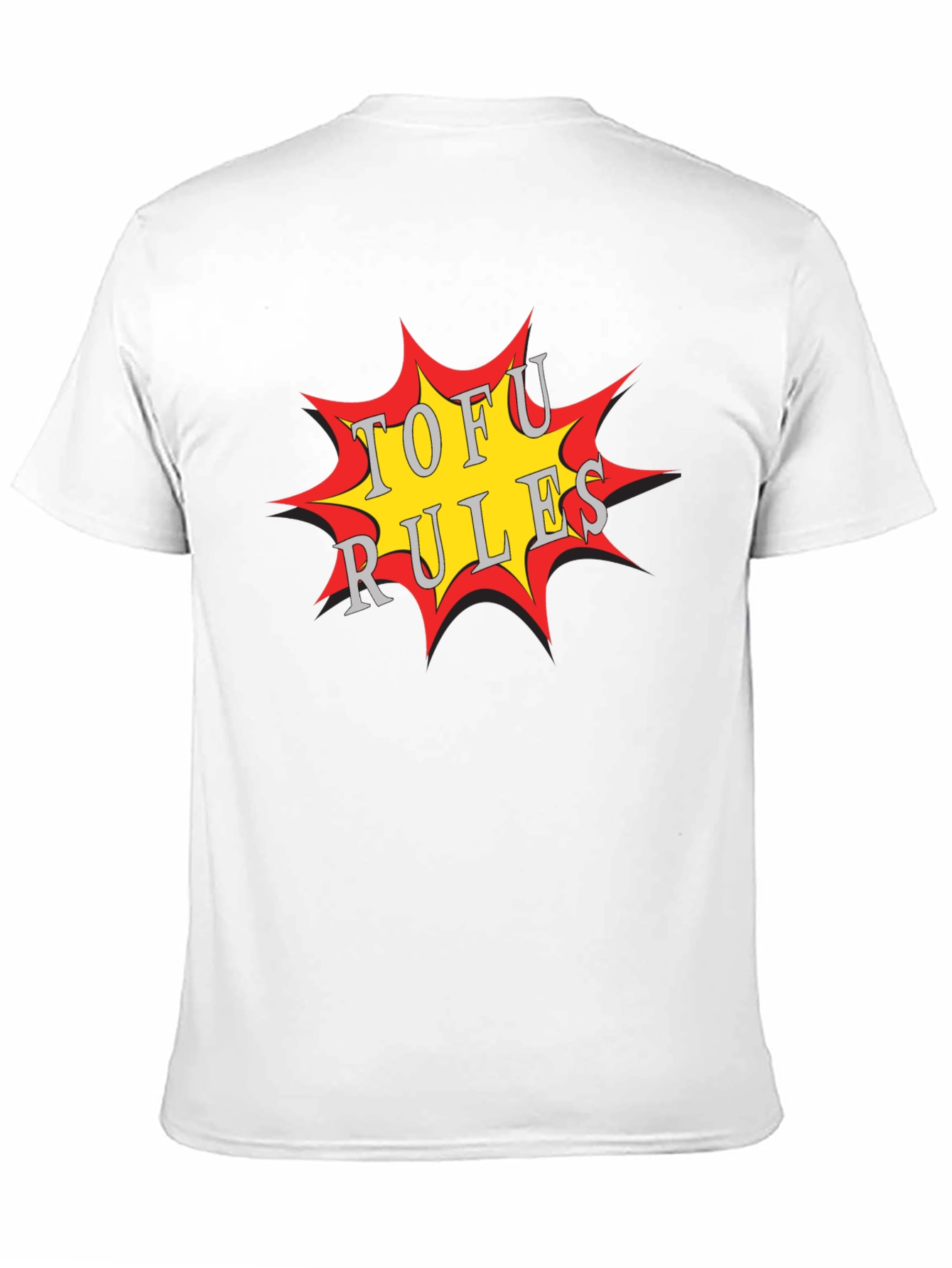 Tofu Rules Graphic Tee - Black Unisex T-Shirt