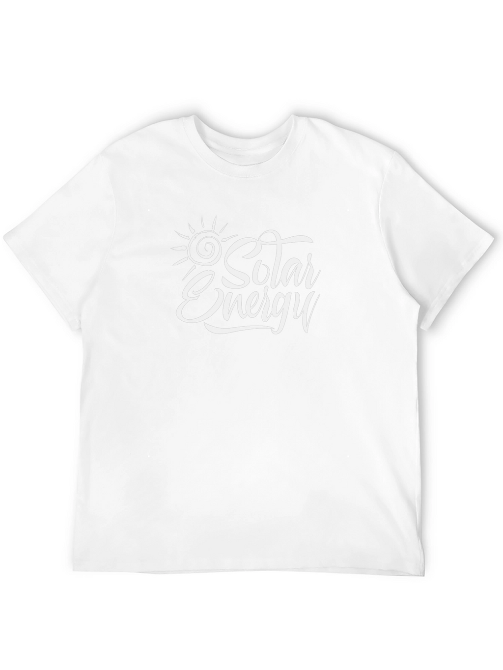 Solar Energy Graphic T-Shirt - Black