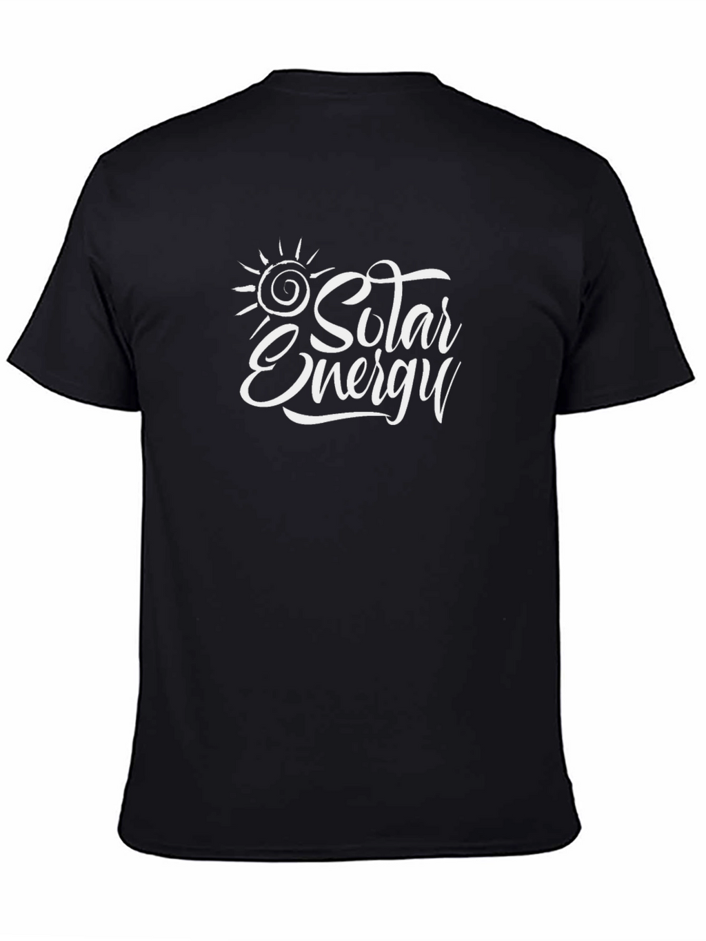 Solar Energy Graphic T-Shirt - Black