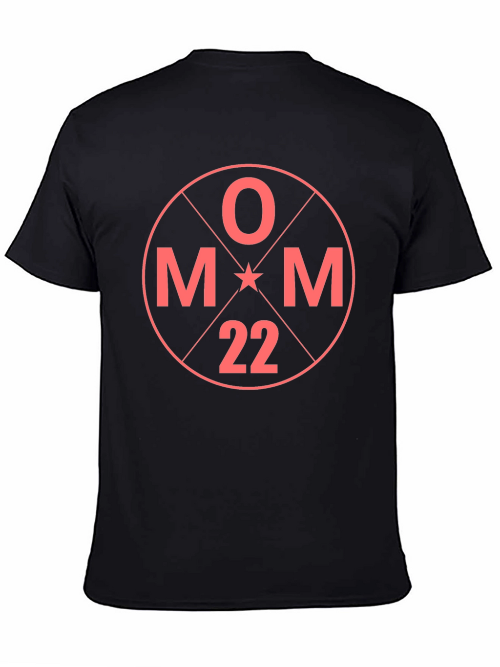 OMM 22 Graphic T-Shirt - Black Crew Neck Tee