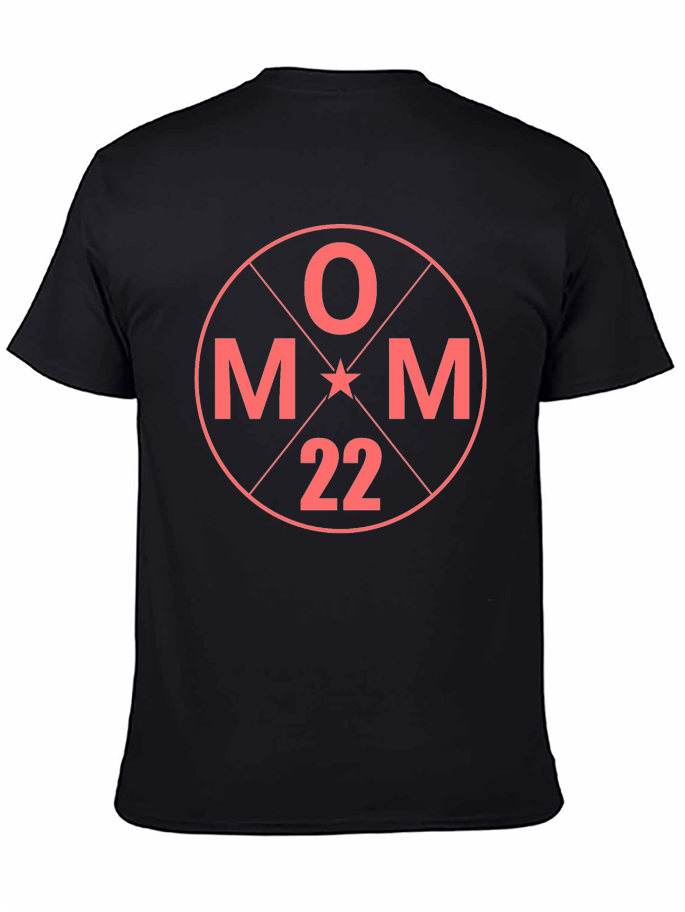 OMM 22 Graphic T-Shirt - Black Crew Neck Tee