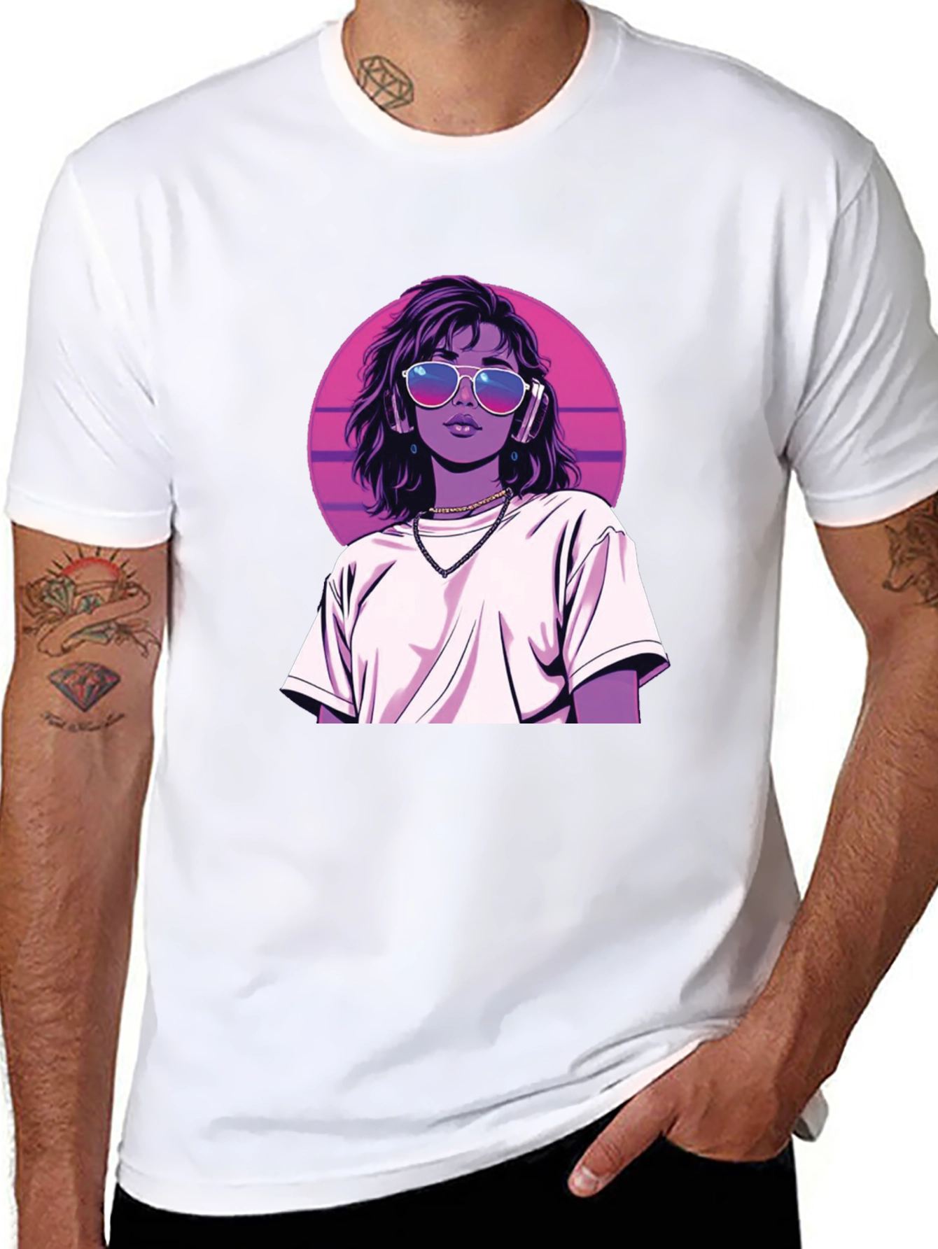 Retro Wave T-Shirt - 80s Style Graphic Tee
