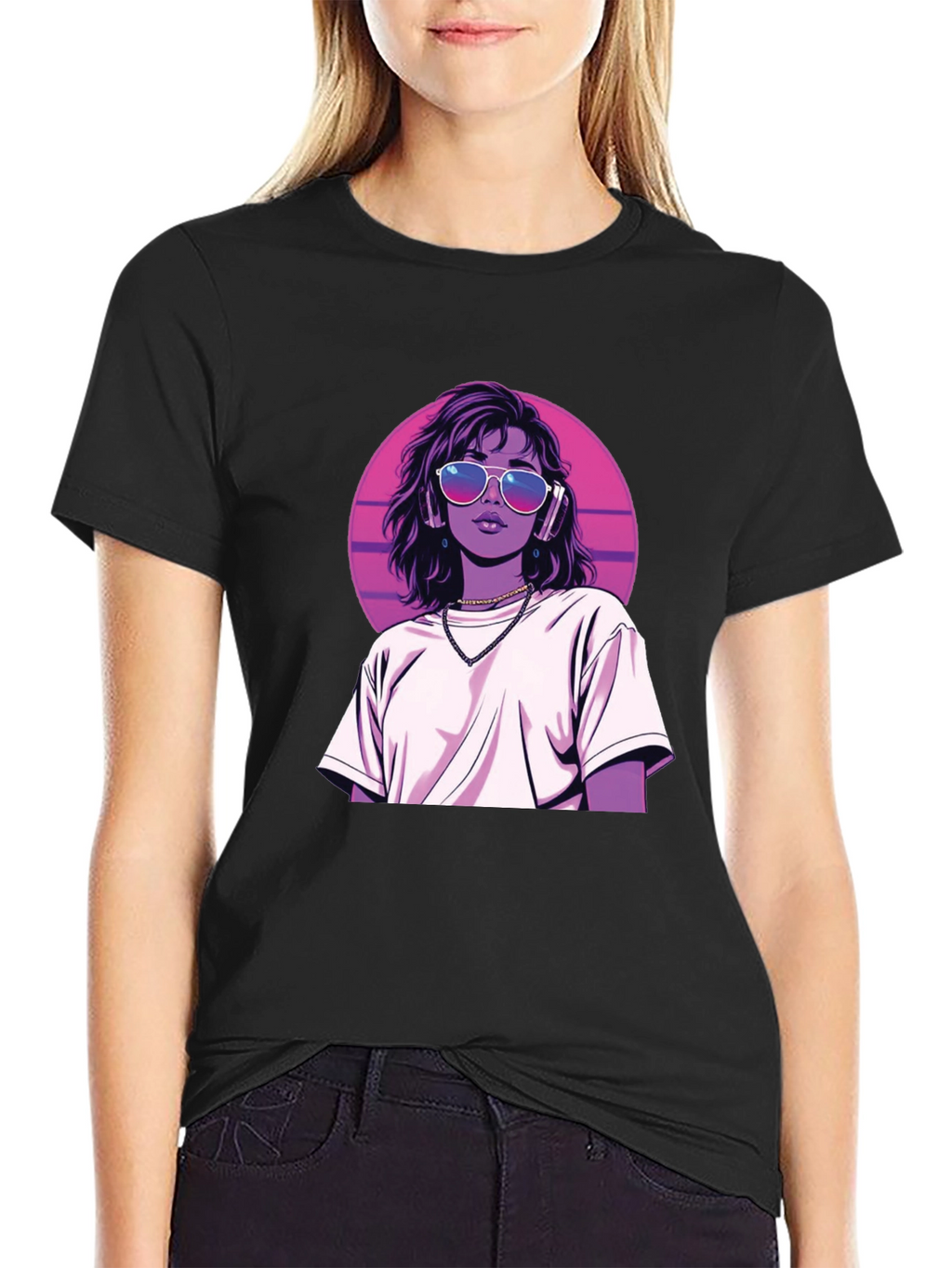 Retro Wave T-Shirt - 80s Style Graphic Tee