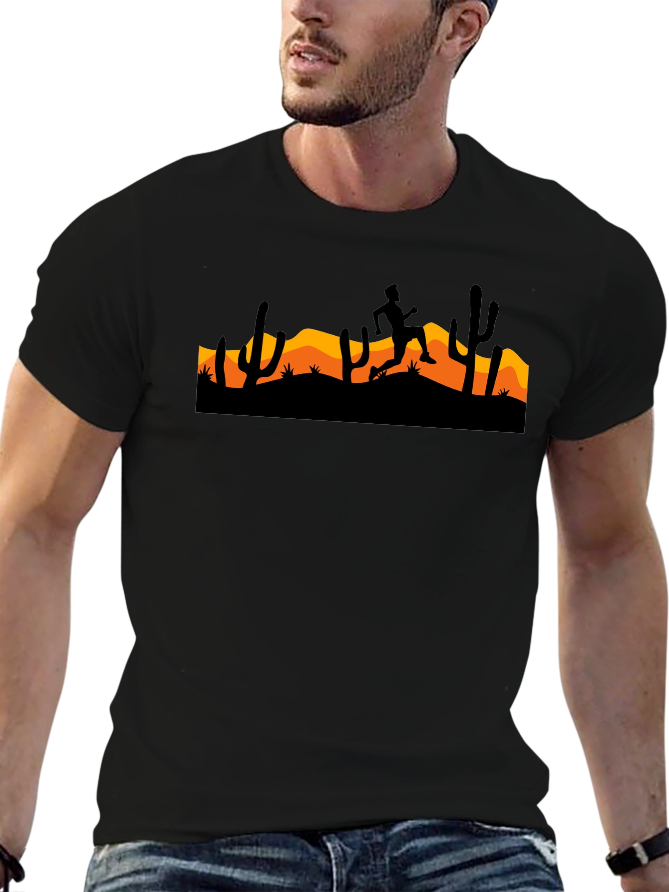 Desert Runner Black T-Shirt