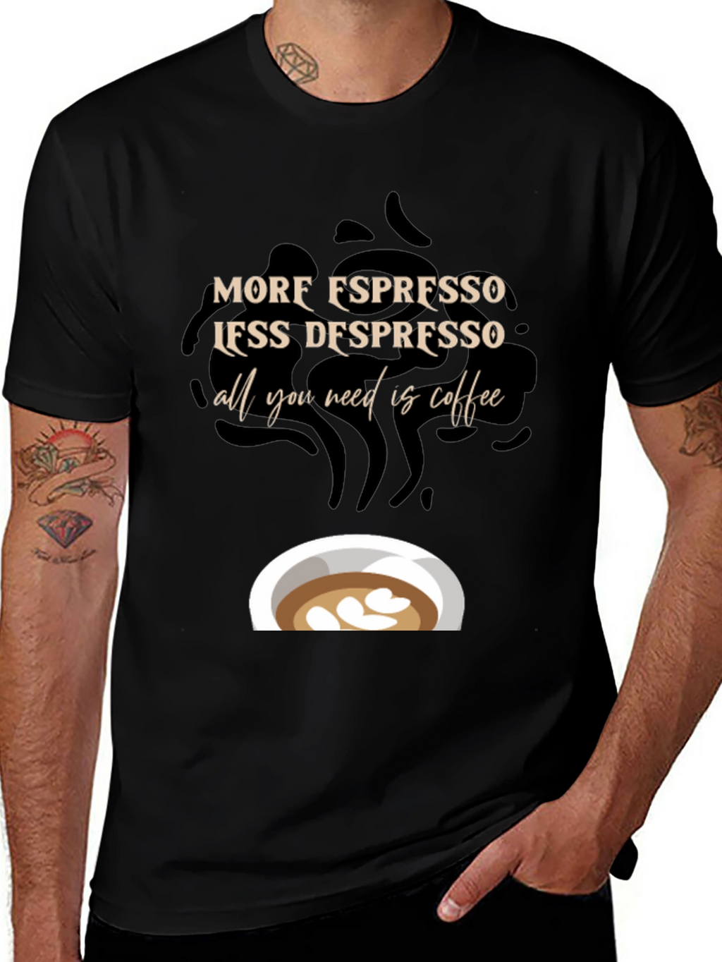 Espresso Coffee Graphic T-Shirt