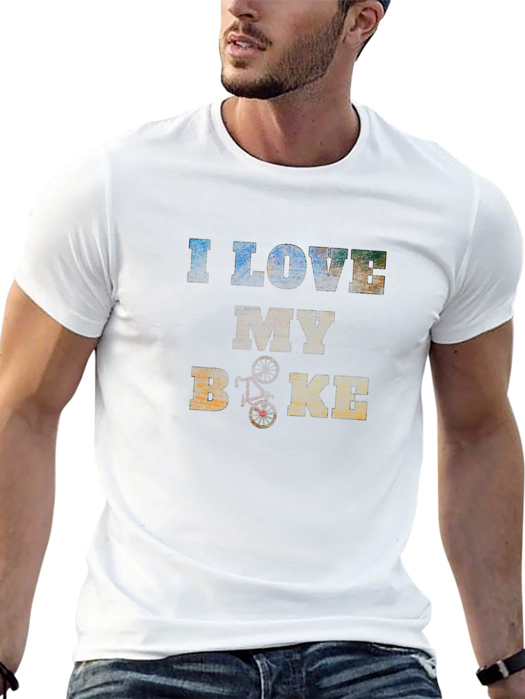 I Love My Bike T-Shirt - Unique Graphic Tee