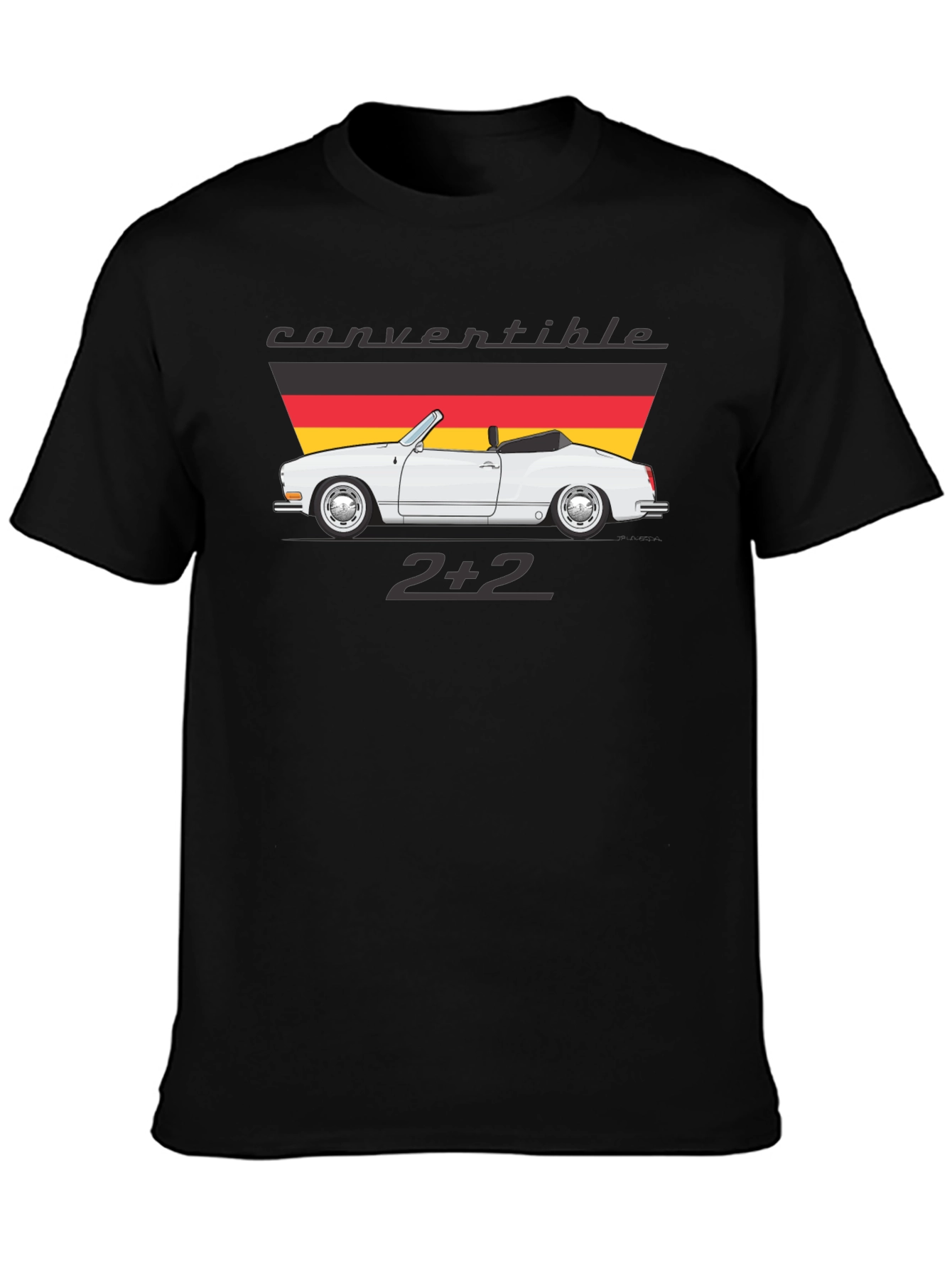 Convertible 2+2 Graphic Tee - Cool Car Design