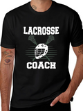 Lacrosse Coach T-Shirt - Sporty Graphic Tee