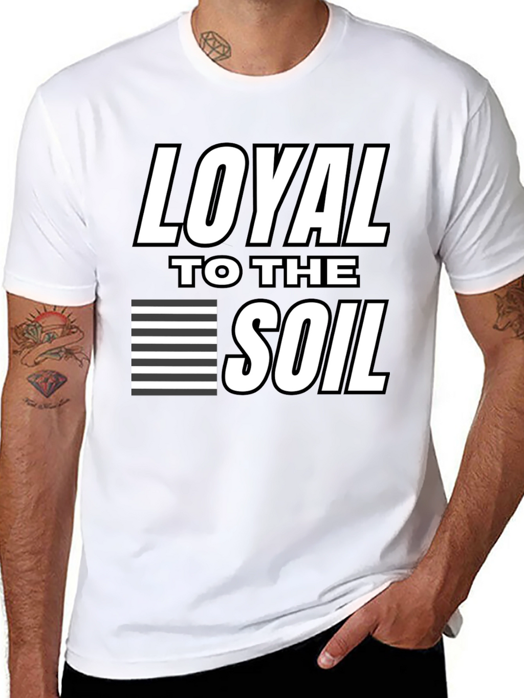 Loyal to the Soil Graphic Tee - Black