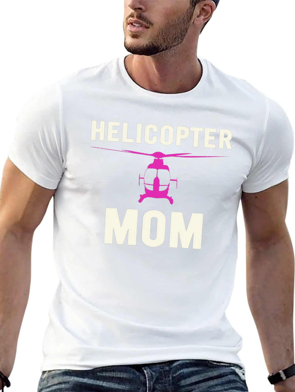 Helicopter Mom Black T-Shirt