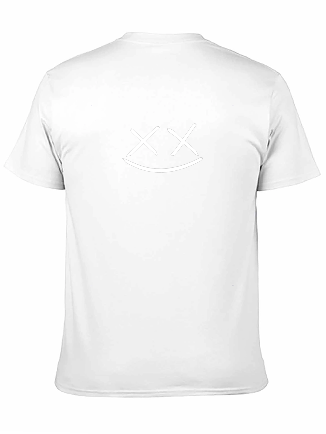 Smiley Face Graphic Tee - Casual Black T-Shirt