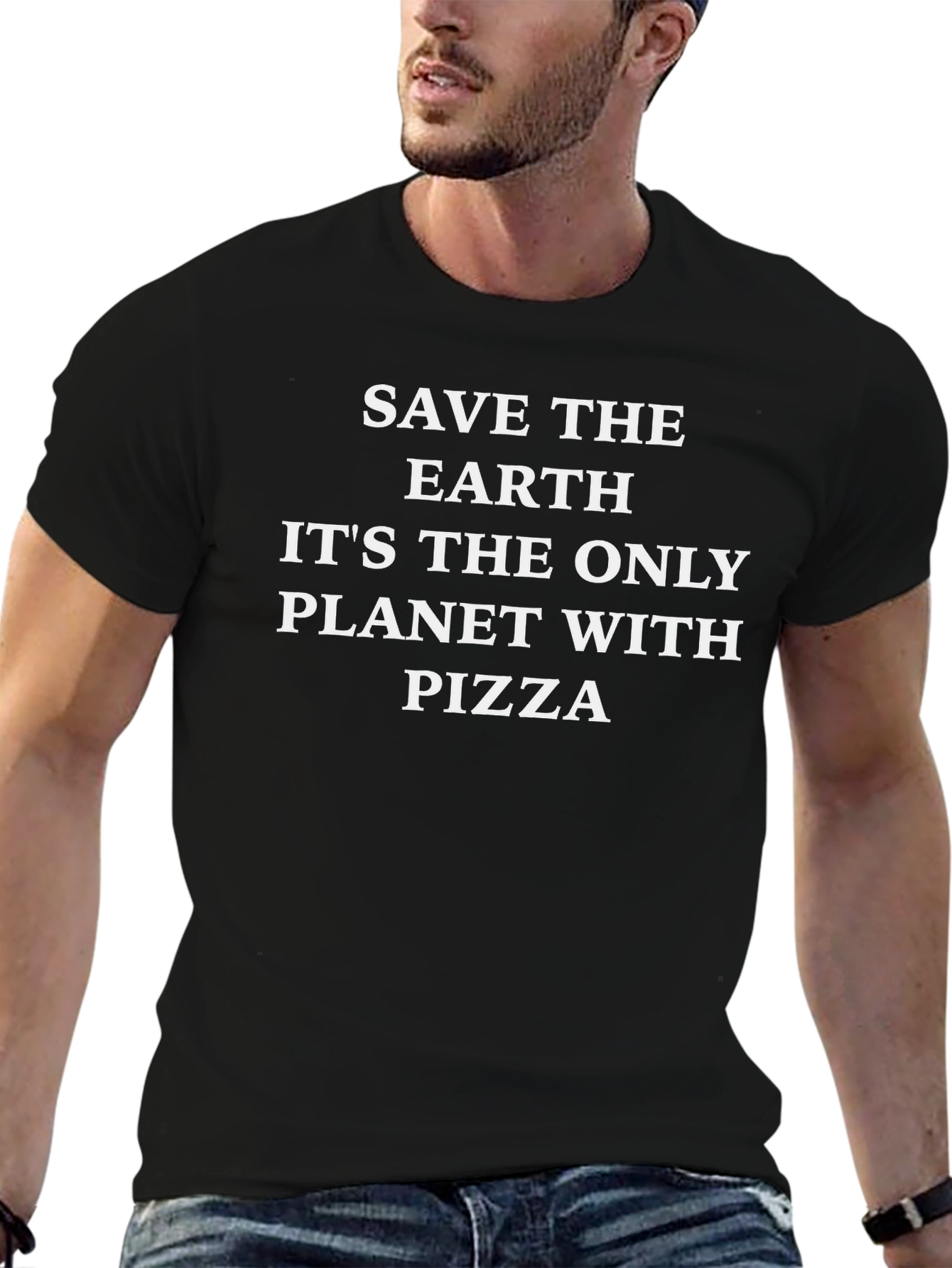 Save Earth Pizza T-Shirt