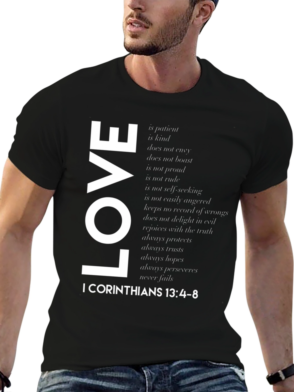 Love is Patient T-Shirt - Christian Scripture Tee