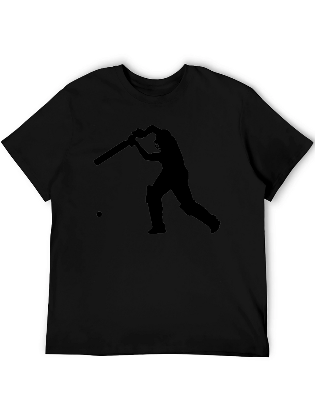 Cricket Player Silhouette Tee