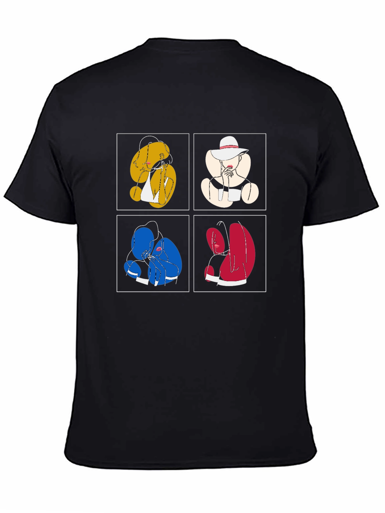 Abstract Boxer T-Shirt - Colorful Graphic Tee
