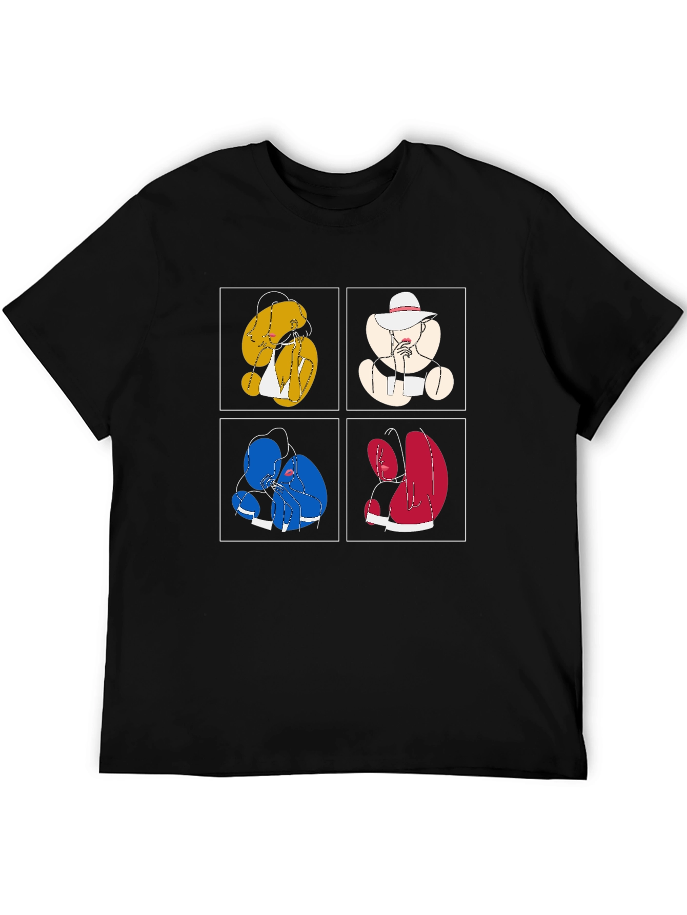 Abstract Boxer T-Shirt - Colorful Graphic Tee