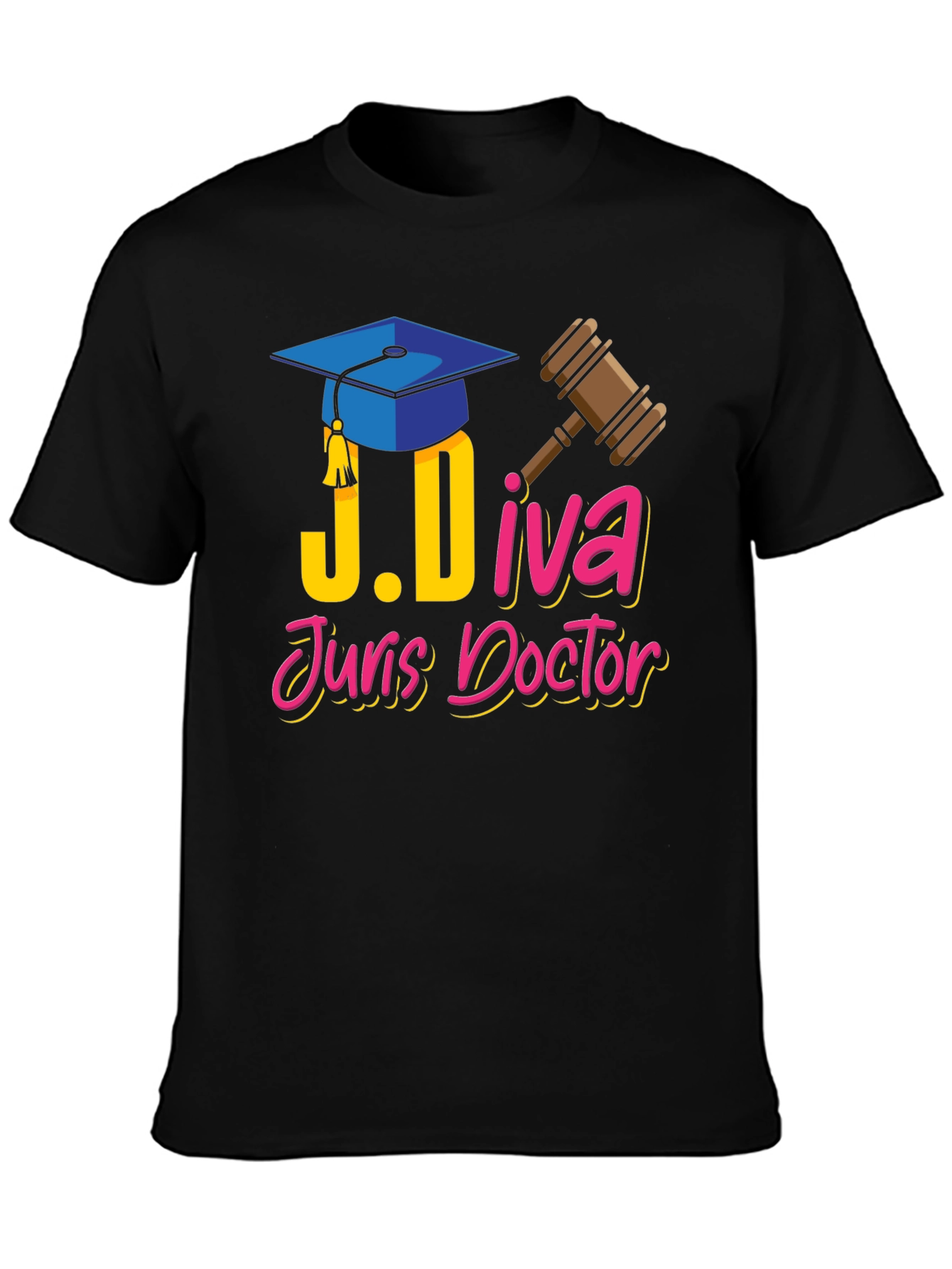 J.Diva Juris Doctor Black T-Shirt